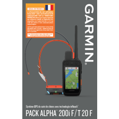 PACK GPS GARMIN ALPHA 200iF T20 VERSION F 1